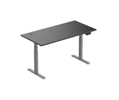 Adjustable Height Table Up Up Thor Gray, Table top L Black