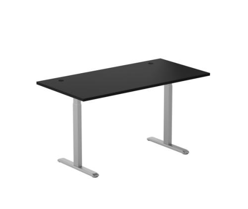 Adjustable Height Table Up Up Bjorn Gray, Table top L Black