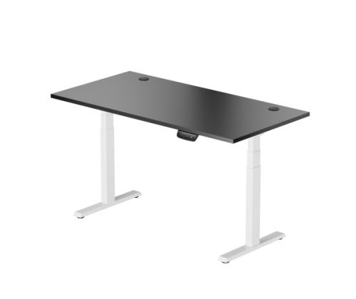 Adjustable Height Table Up Up Thor White, Table top L Black