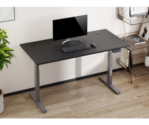 Adjustable Height Table Up Up Thor Gray, Table top L Black