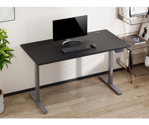 Adjustable Height Table Up Up Bjorn Gray, Table top L Black