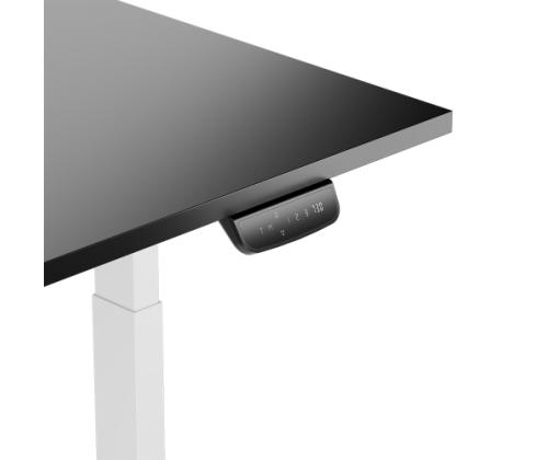 Adjustable Height Table Up Up Bjorn White, Table top L Black