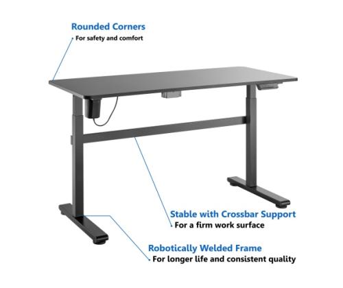 Adjustable Height Table Up Up Balder Black (SPEC)