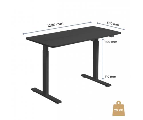 Adjustable Height Table Up Up Frigg Black (SPEC)