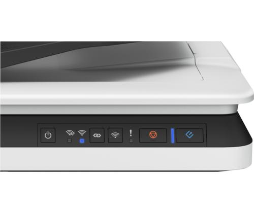 Epson WorkForce DS-1660W Flatbed Scanner A4 Colour 25 ppm 1200x1200DPI USB Wi-Fi Ethernet LAN