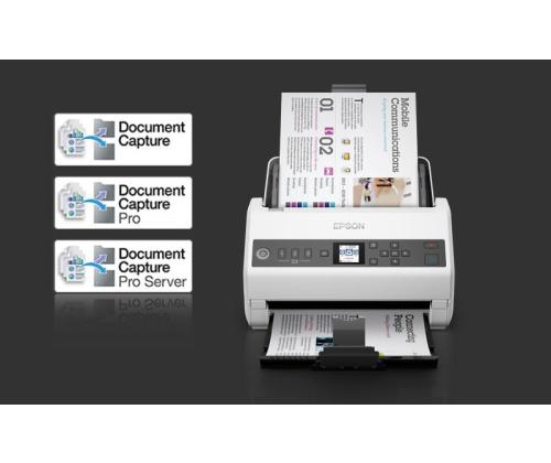 Epson WorkForce DS-730N Scanner A4 Colour 40 ppm 600x600 DPI USB Ethernet LAN