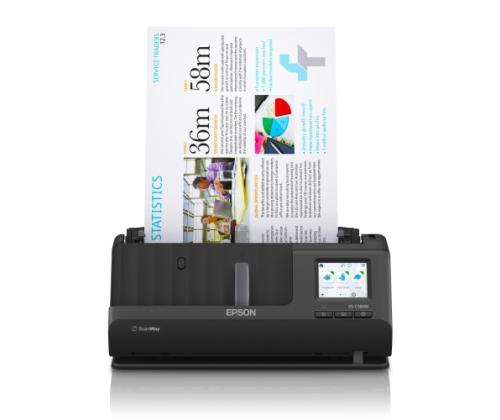 Epson ES-C380W ADF + Sheet-fed Scanner A4 Colour 30 ppm 600x600 DPI USB Wi-Fi