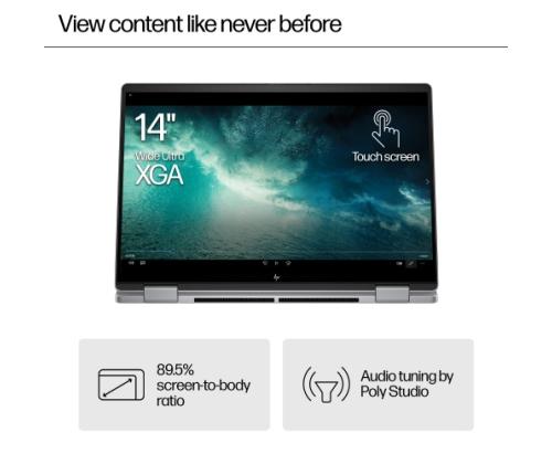 HP ENVY x360 14-fa0005ny 14'' WUXGA Touch AMD Ryzen 5 8640HS 16GB 512GB SSD W11H Meteor Silver
