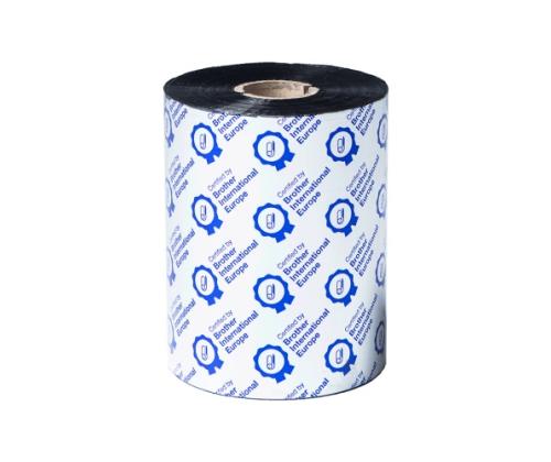 Brother BWS-1D600-110 Standard Wax Thermal Transfer Ink Ribbon 110mm x 600m, Black