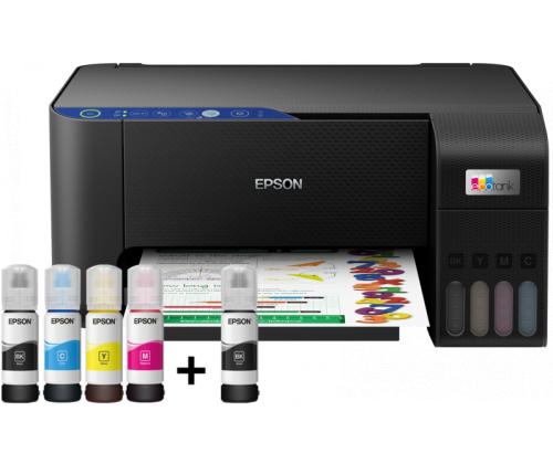 Printer Epson EcoTank L3251 A4, Color, MFP, WiFi