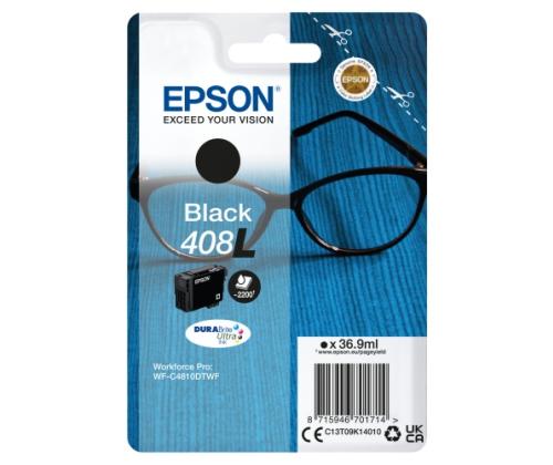 Epson 408L (C13T09K14010) Ink Cartridge, Black