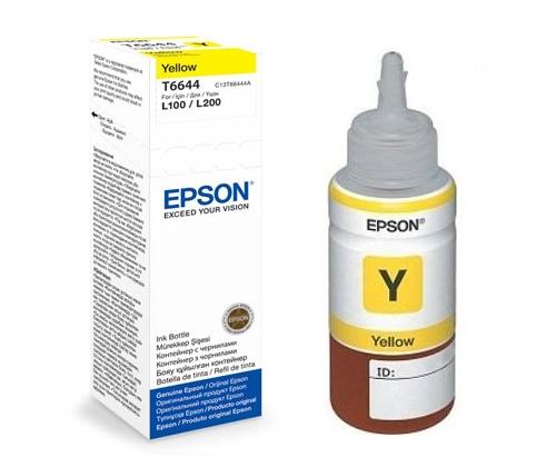 Epson T6644 (C13T66444A) Ink Refill Bottle, Yellow