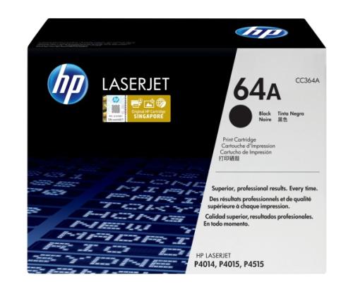 HP 64A (CC364A) Toner Cartridge, Black