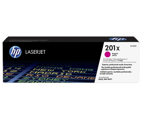 HP 201X (CF403X) Toner Cartridge, Magenta
