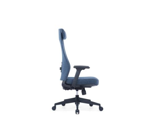 Up Up Ankara ergonomic office chair Black, Blue fabric