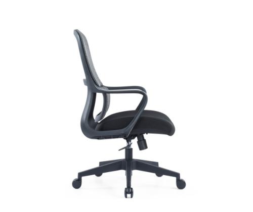 Up Up Darwin ergonomic office chair Black, Black fabric + Grey mesh