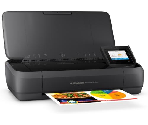 HP OfficeJet 250 Mobile All-in-One Printer Inkjet Colour MFP A4 20 ppm USB Wi-Fi Bluetooth