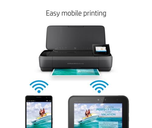 HP OfficeJet 250 Mobile All-in-One Printer Inkjet Colour MFP A4 20 ppm USB Wi-Fi Bluetooth