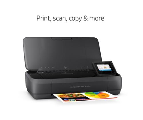 HP OfficeJet 250 Mobile All-in-One Printer Inkjet Colour MFP A4 20 ppm USB Wi-Fi Bluetooth