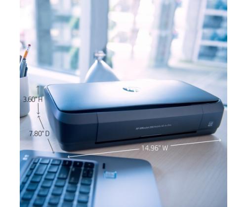 HP OfficeJet 250 Mobile All-in-One Printer Inkjet Colour MFP A4 20 ppm USB Wi-Fi Bluetooth