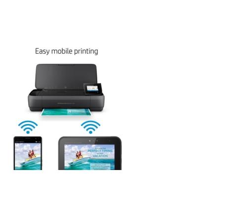 HP OfficeJet 250 Mobile All-in-One Printer Inkjet Colour MFP A4 20 ppm USB Wi-Fi Bluetooth
