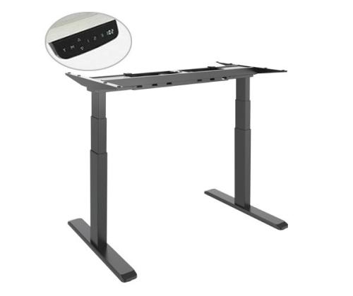 Adjustable Height Table Frame Up Up Thor, Black (SPEC)