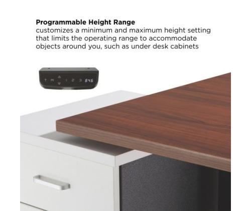 Adjustable Height Table Frame Up Up Thor, Black (SPEC)