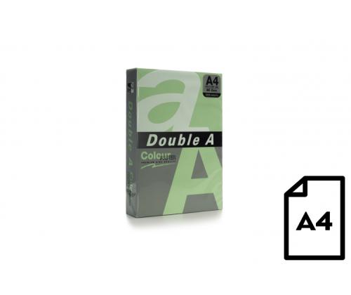 Colour paper Double A, 80g, A4, 500 sheets, Emerald