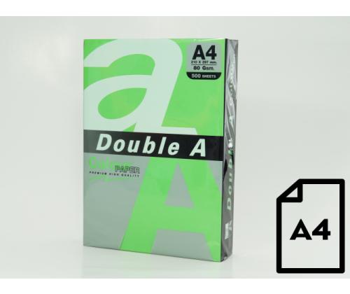 Colour paper Double A, 80g, A4, 500 sheets, Parrot