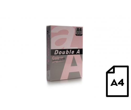 Colour paper Double A, 80g, A4, 500 sheets, Pink