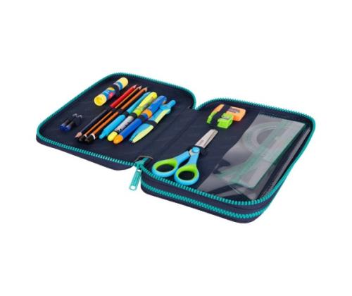 Double decker school pencil case with equipment Coolpack Jumper XL Wishes