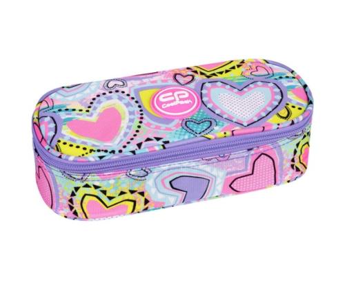 Pencil case CoolPack Campus PASTEL HEART