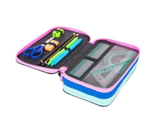 Triple decker pencil case with equipment CoolPack Jumper 3 TENNIS STAR
