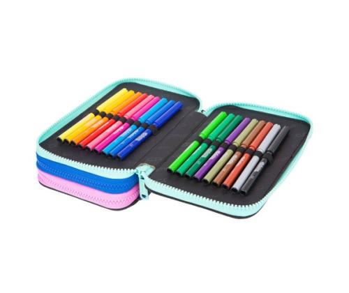 Triple decker pencil case with equipment CoolPack Jumper 3 TENNIS STAR