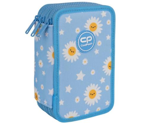 Triple decker pencil case with equipment CoolPack Jumper 3 DAISY SUN