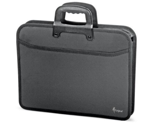 Folder-portfolio Forpus, A4, black, 2 compartments 0822-016