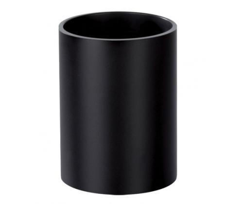 Pencil case Forpus, round, black, empty 1005-020