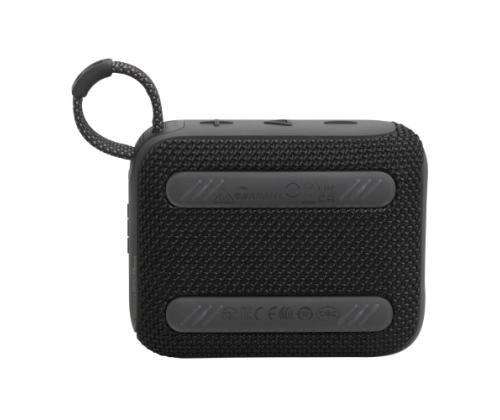 JBL Go 4 Portable Speaker, Bluetooth, Black