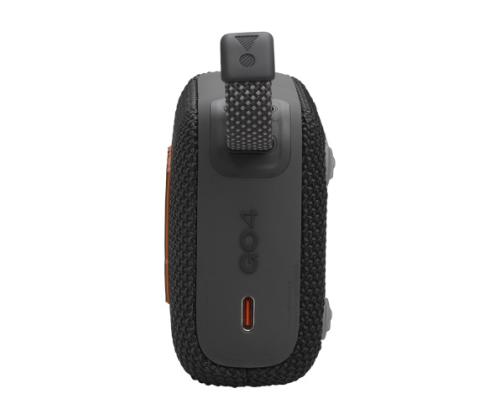 JBL Go 4 Portable Speaker, Bluetooth, Black