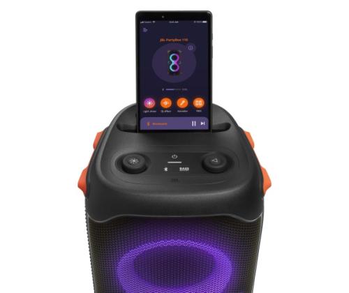 JBL PartyBox 110 Portable Party Speaker, Wireless, Bluetooth, Black