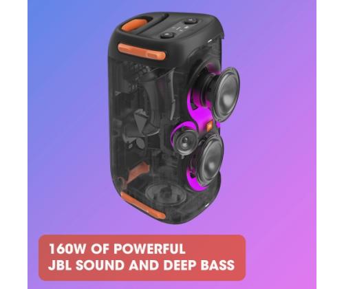 JBL PartyBox 110 Portable Party Speaker, Wireless, Bluetooth, Black