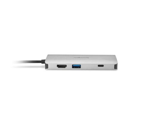 Kensington UH1400P Mobile Hub/Docking Station, 8-in-1 USB-C, Gray