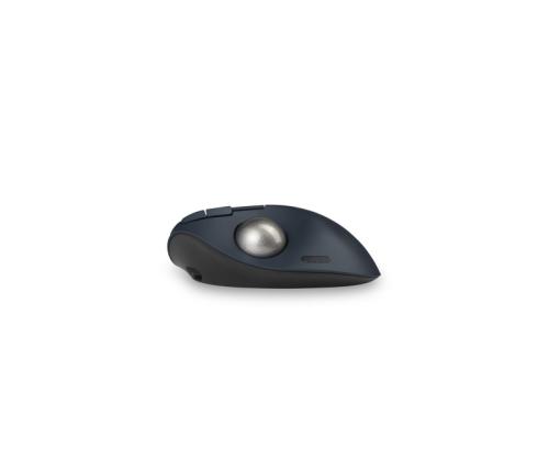 Kensington ProFit Ergo TB550 Trackball Wireless Mouse, RF Wireless + Bluetooth, 1600 DPI, Black/Grey