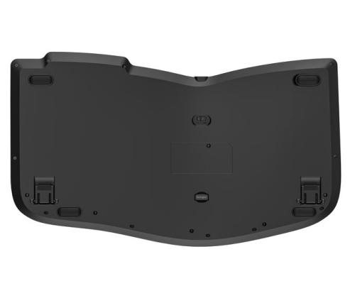 Kensington Pro Fit Ergo KB675 EQ TKL Wireless Keyboard, RF Wireless + BT, US Int, Black