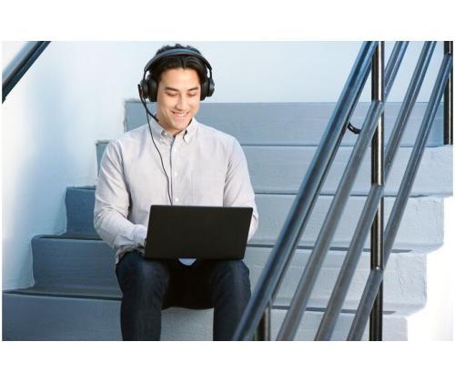 Kensington H2000 Wired Headset USB-C, Black