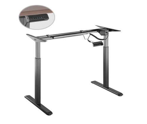 Adjustable Height Table Frame Up Up Bjorn, Black
