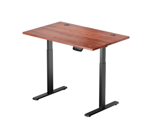Adjustable Height Table Up Up Bjorn Black, Table top M Dark Walnut