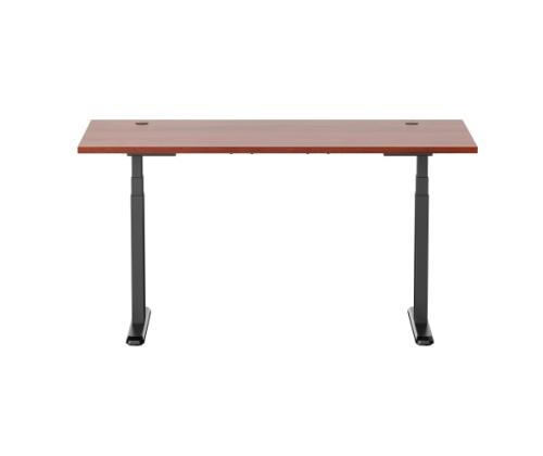 Adjustable Height Table Up Up Thor Black, Table top L Dark Walnut