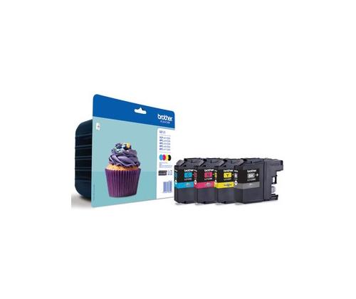Brother LC123 (LC123VALBPDR) Ink Cartridge Multipack, C/M/Y/BK