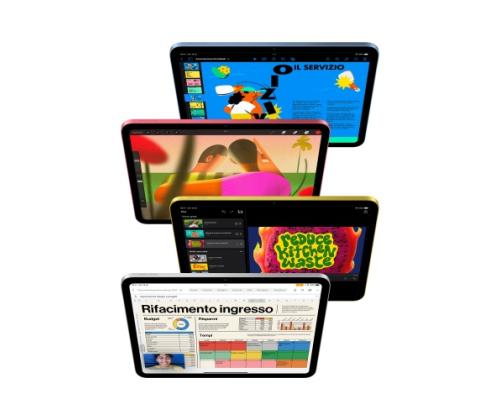Apple iPad Tablet PC 10.9'', 64GB, Wi-Fi, 10th Gen, Yellow (MPQ23FD/A)